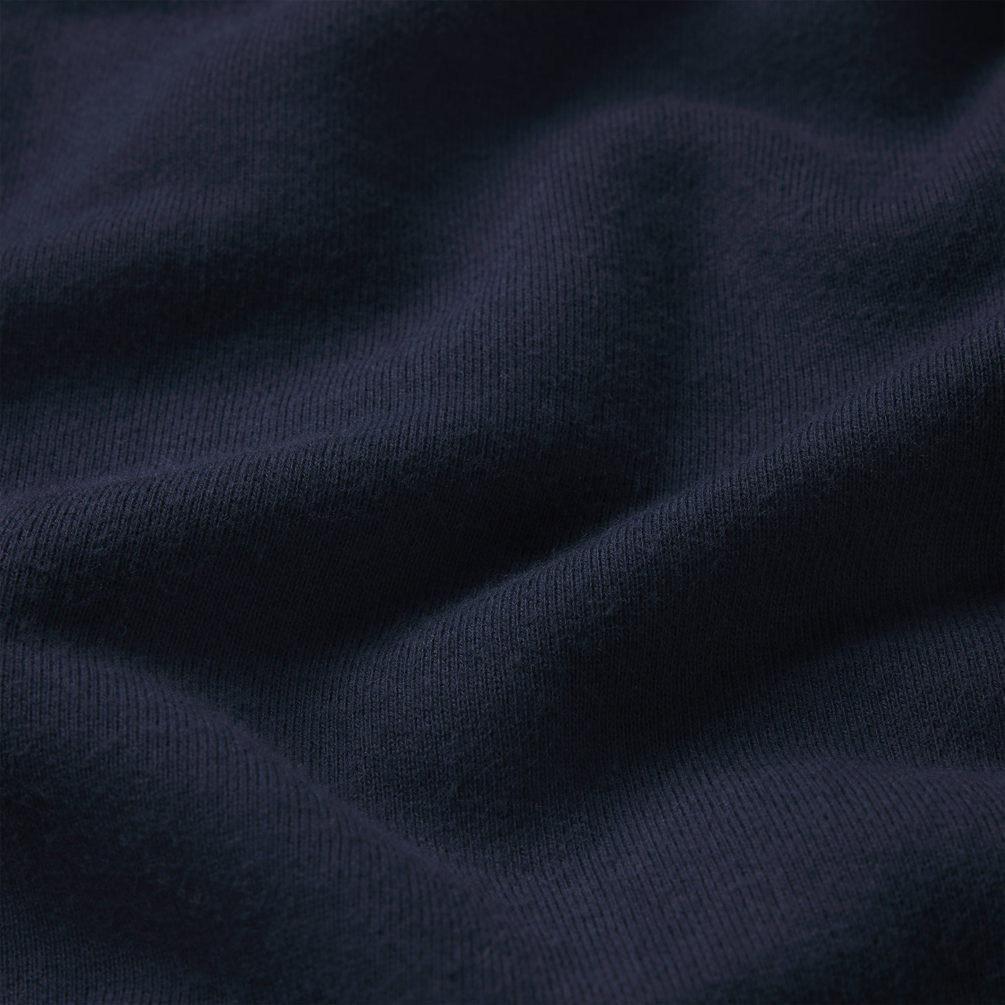DRAPEY FRENCH TERRY CROPPED JOGGER | NAVY