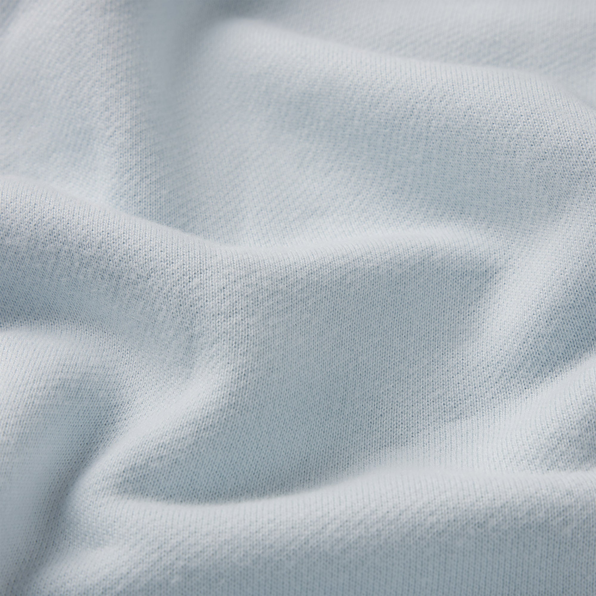 DRAPEY FRENCH TERRY SHORT | POWDER BLUE